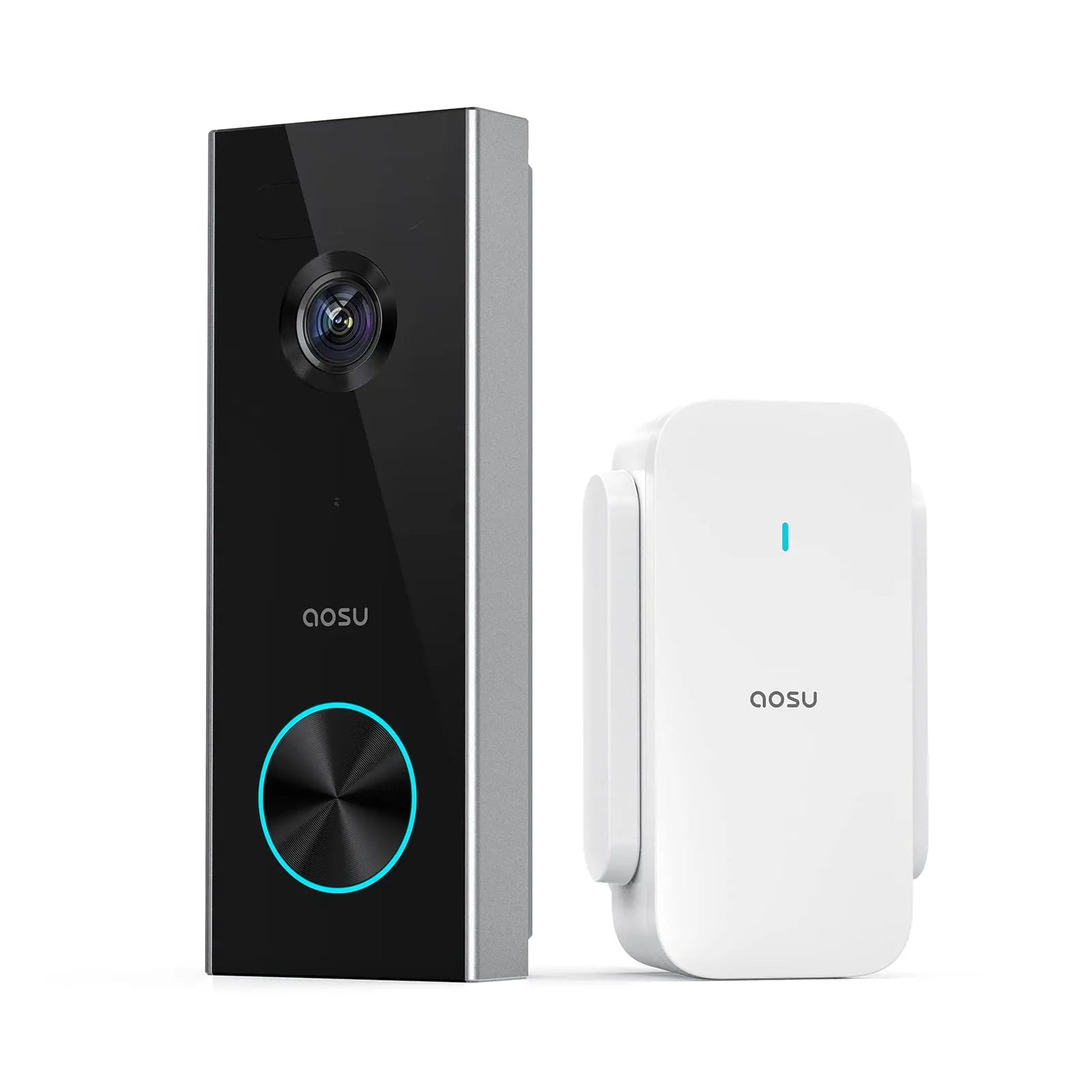 AOSU 3MP WiFi Doorbell 5000mAh Battery AI Detection Alexa