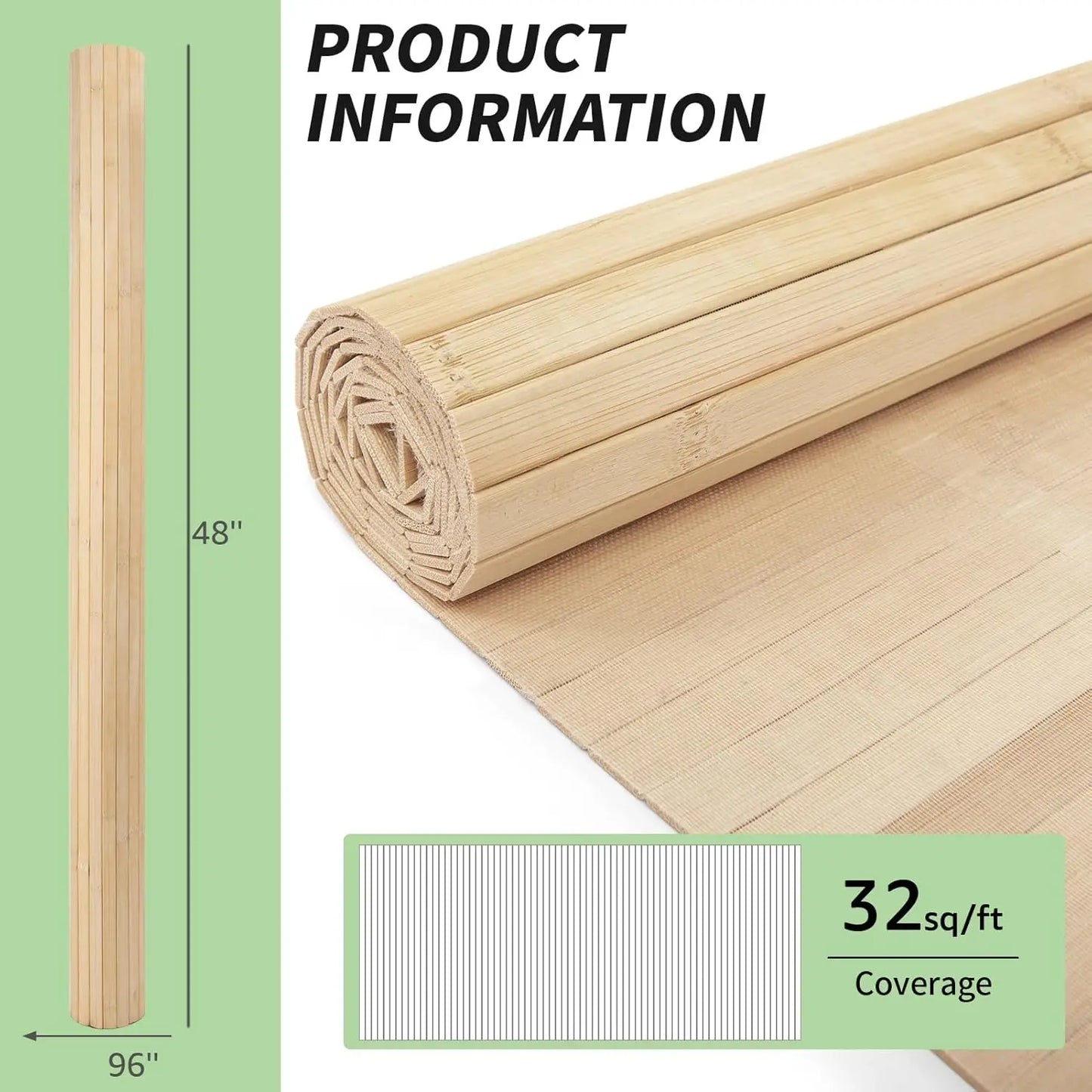 Natural Bamboo Wall Panel For Interior Decor And Wainscoting