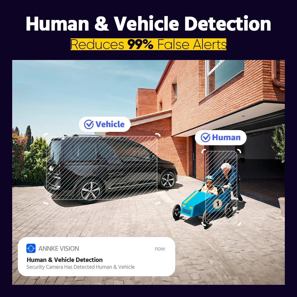 ANNKE 8MP 4K Smart Dual Light Varifocal Bullet Network Camera