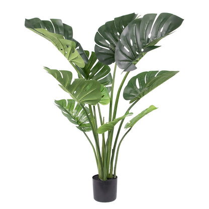 Artificial Monstera Tree Tropical Plant With Pot Indoor Outdoor Decor