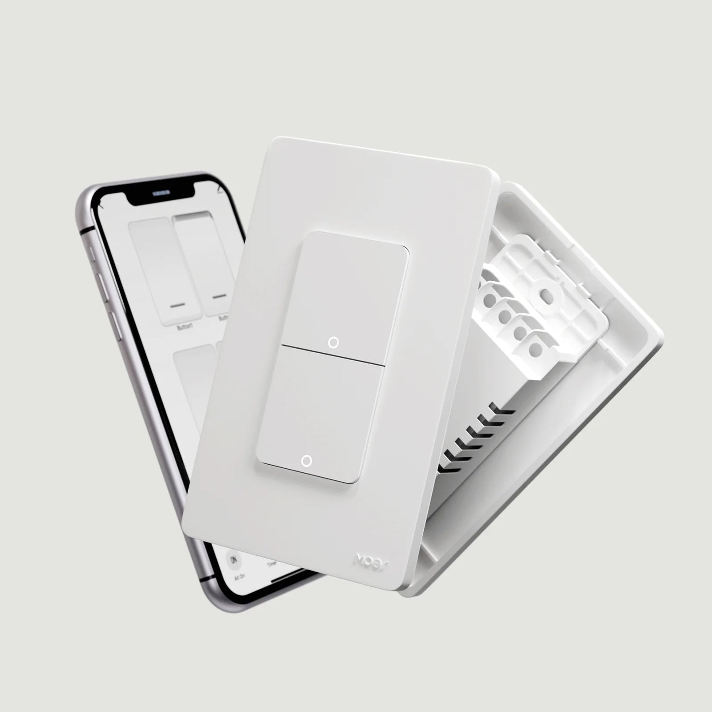 MOES Tuya Wi-Fi Smart Light Switch US Single Pole