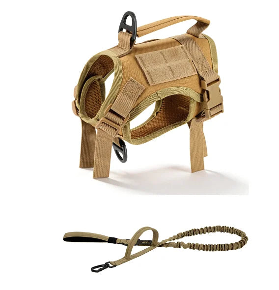 Tactical Cat Harness Adjustable And Leash Set Escape Proof Soft Mesh With Handle