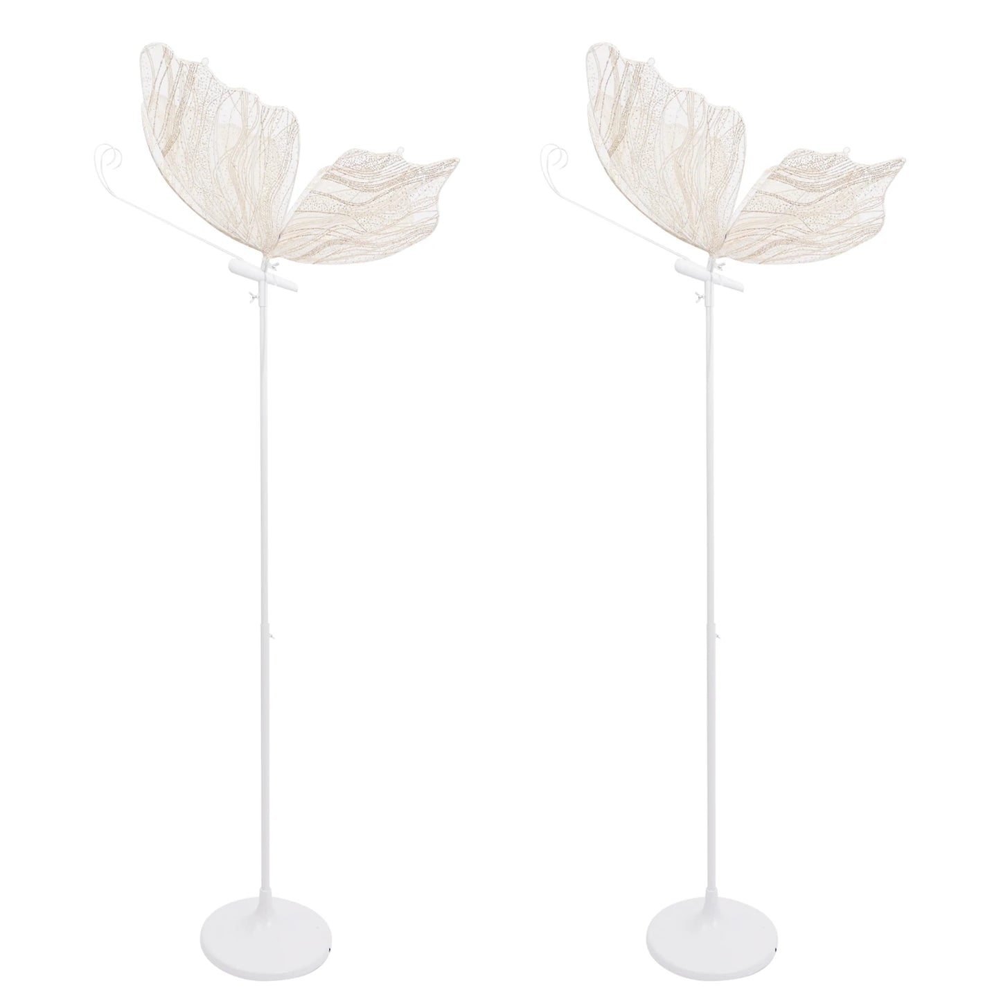 Butterfly LED Floor Lamp Romantic Hanging Light For Weddings