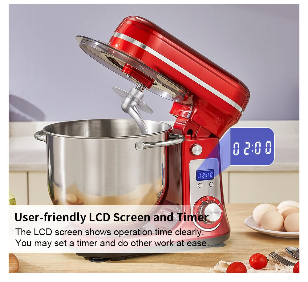 Biolomix Kitchen Stand Mixer With Blender Quiet Motor 6 Speed