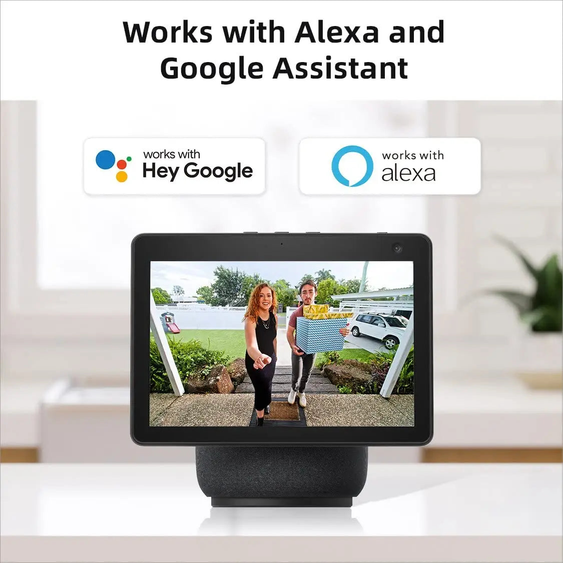 AOSU 3MP WiFi Doorbell 5000mAh Battery AI Detection Alexa
