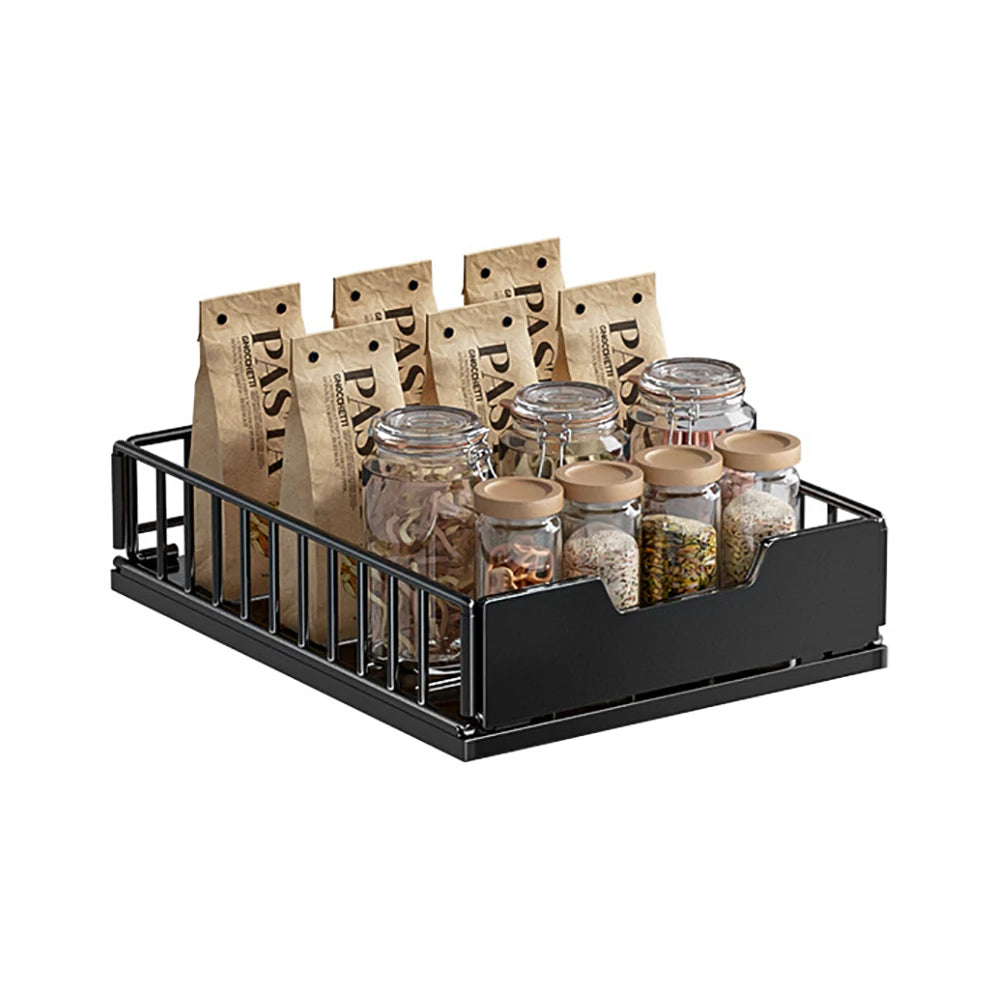 TWISTER.CK Pull Out Cabinet Organizer With Foldable Slide Out Drawers