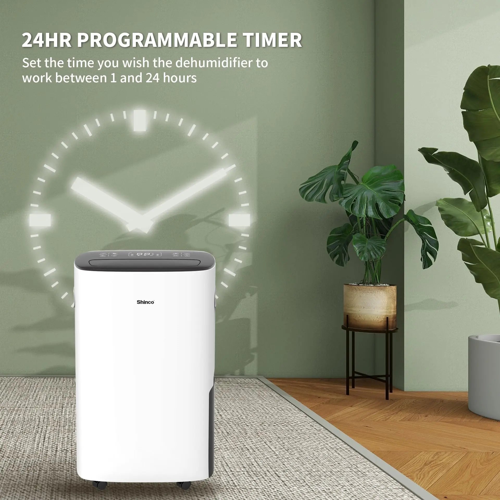 Shinco 86 Pint Dehumidifier For Basements And Large Rooms With Drain Hose
