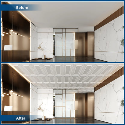 Art3d 3D Drop Ceiling Panels With Fireproof Sound Absorption