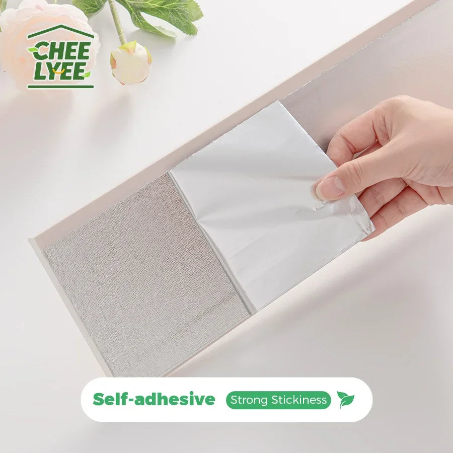 Self-Adhesive Wooden Wall Stickers Skirting Lines 10pcs