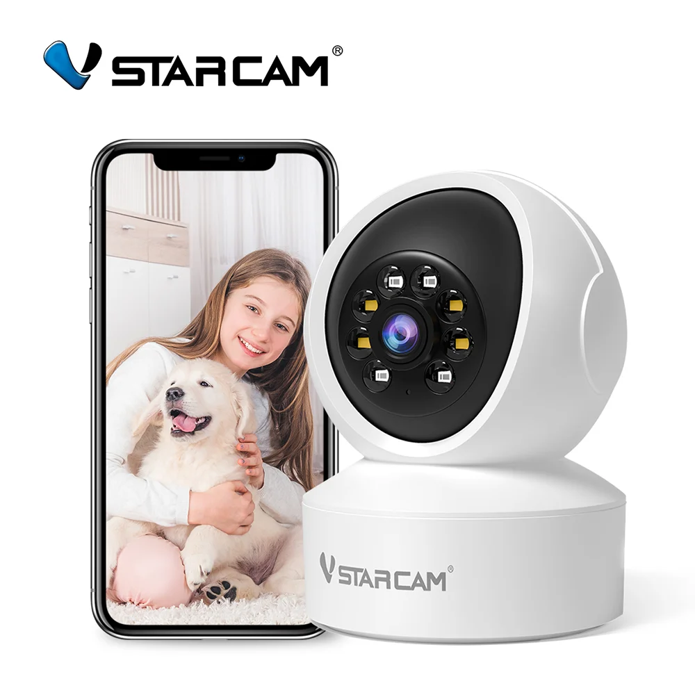 Vstarcam Indoor 360 Security Camera With 1080P Motion Detection