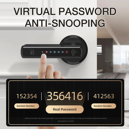 Viladepot Smart Lock With Fingerprint Biometric App Control Keypad