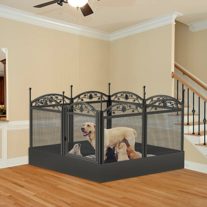 Bingopaw 8-Panel Heavy Duty Dog Playpen For Indoor Outdoor Use