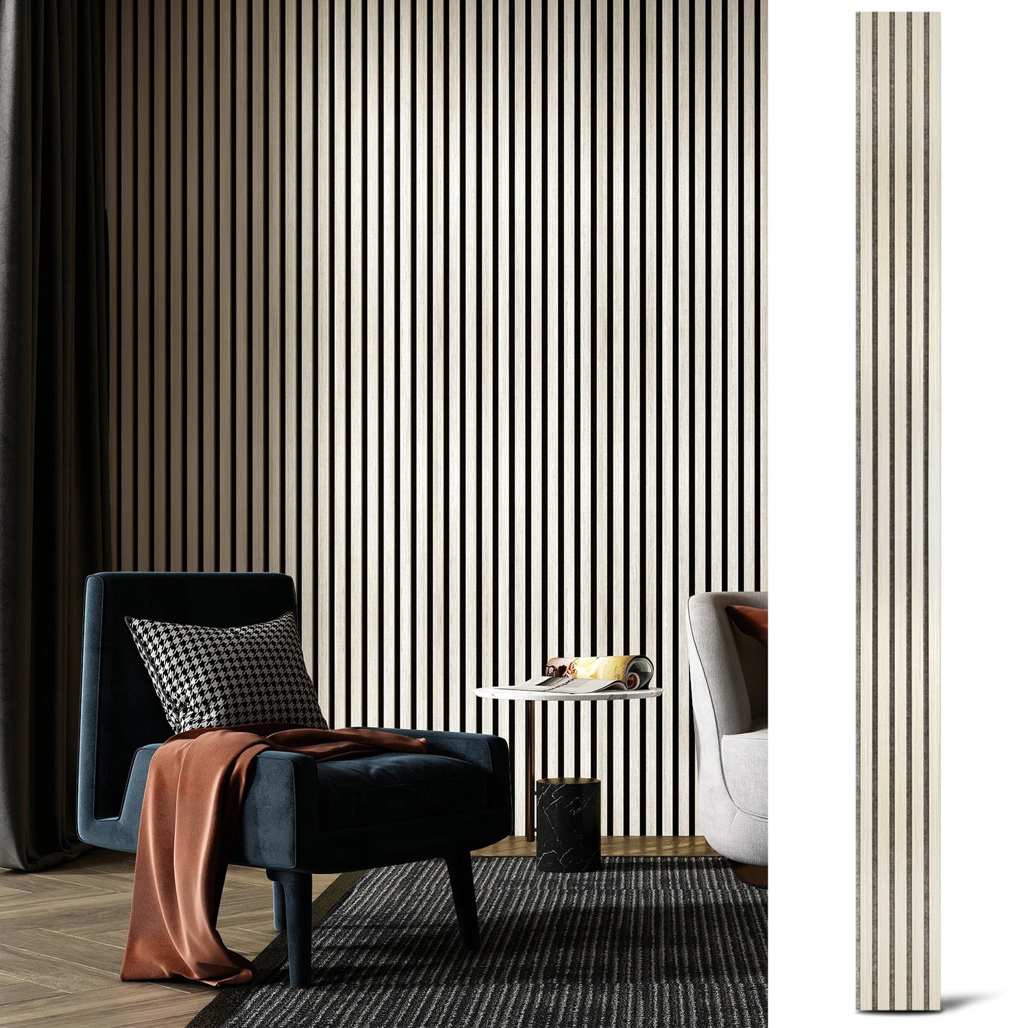 Art3d Wood Slat Acoustic Panels For Modern Wall Decor Soundproof