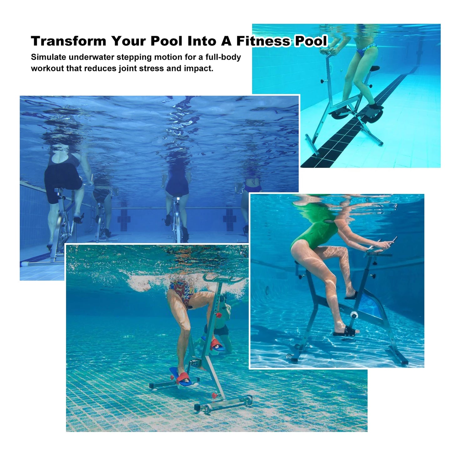 Aqua Bike Water Exercise Bike for Pool Fitness and Home Gym