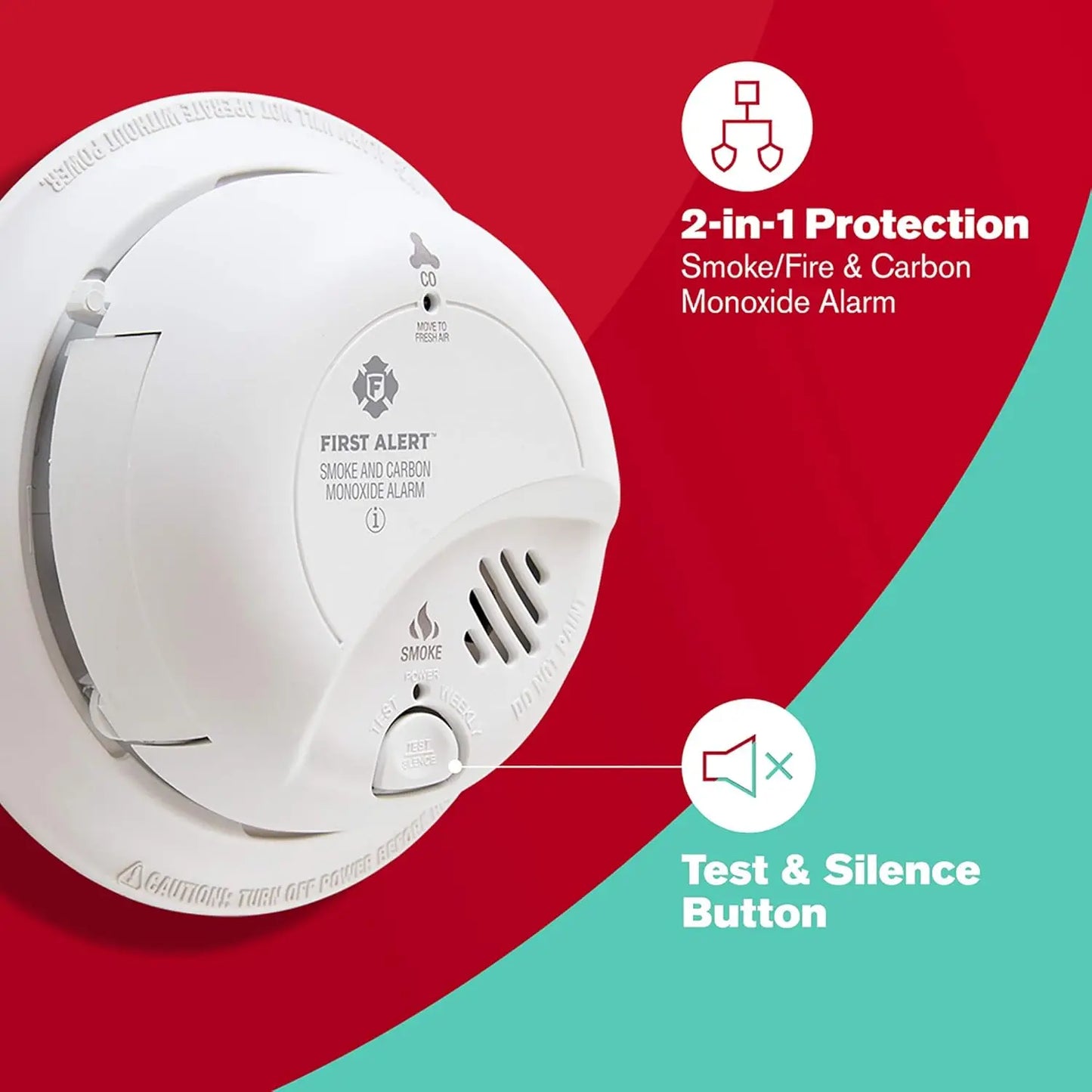 SC9120B-3 Hardwired Smoke And Carbon Monoxide Detector With Battery Backup