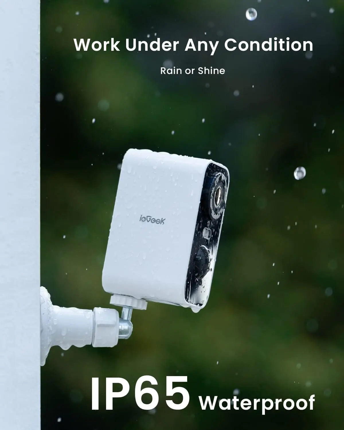 IEGEEK 2K Wireless Outdoor Security Camera With AI Human Detection