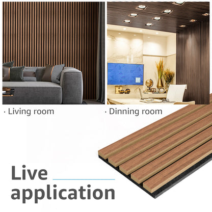 Art3d Wood Slat Acoustic Panels For Modern Wall Decor Soundproof
