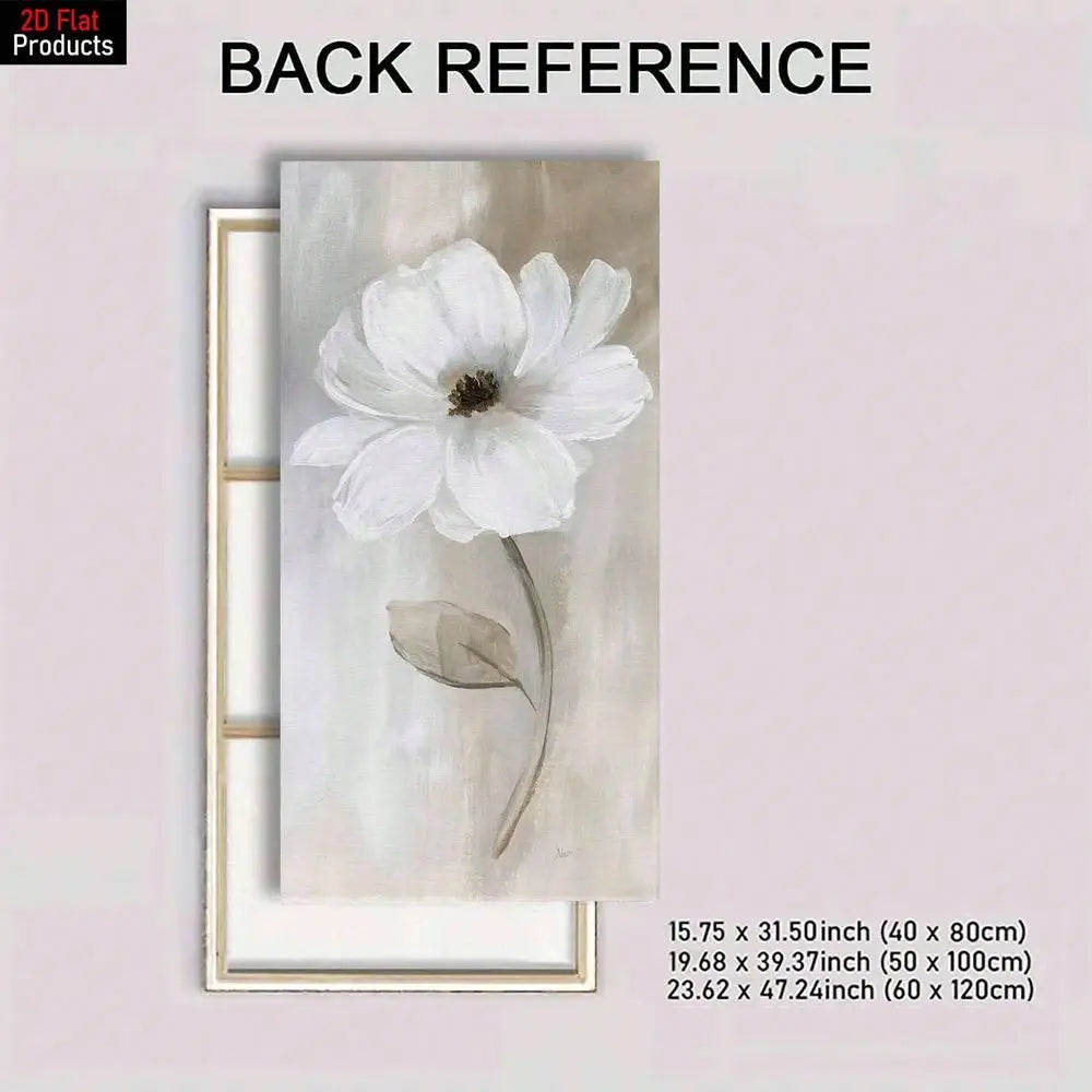 XMSJ Flower Canvas Art Print Wall Decor Impressionist Style