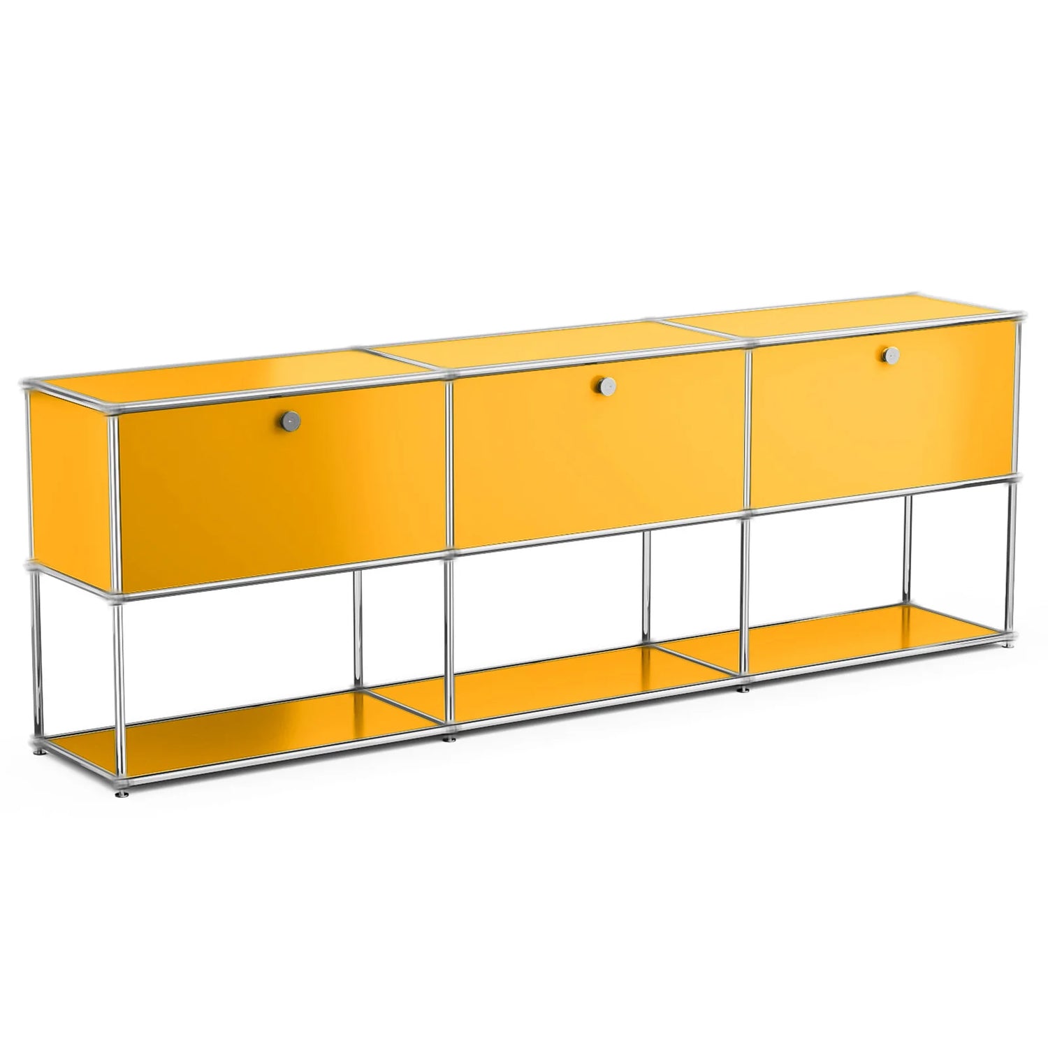Modern Stainless Steel Storage Cabinet For Living Room And Home Office TV Stand