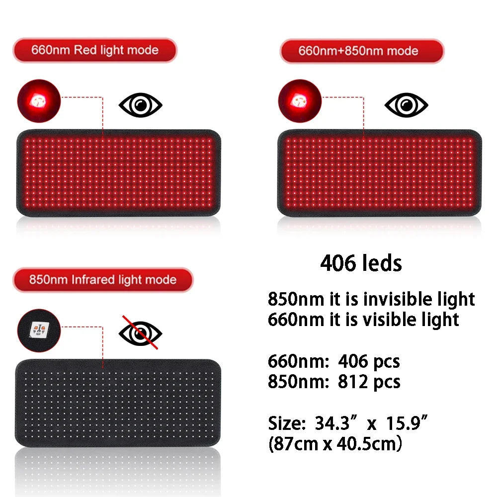 Astarexin LED Red Light Therapy Heating Mat Relieves Pain