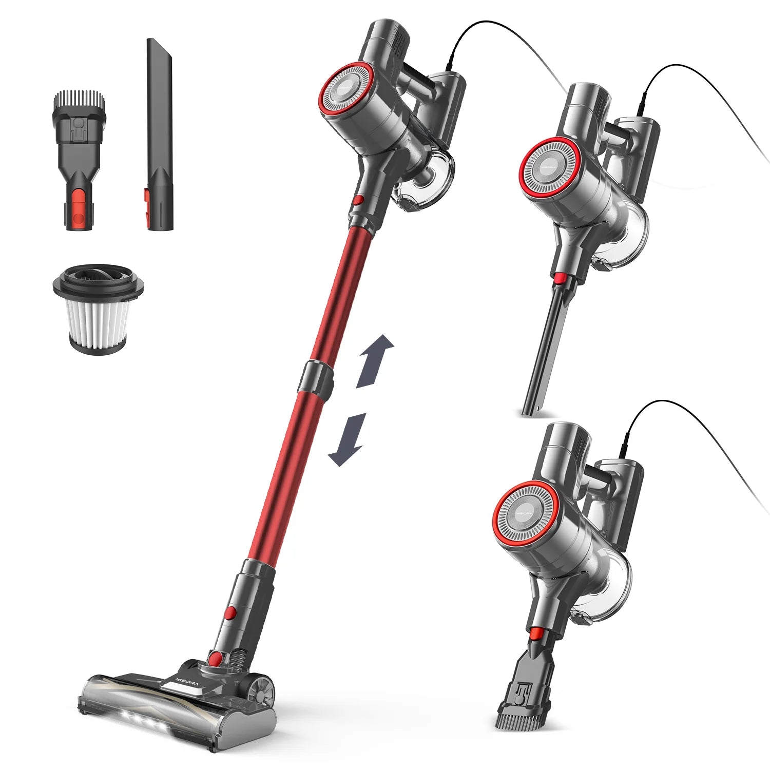 INSE I8 Corded Stick Vacuum Cleaner With HEPA Filter