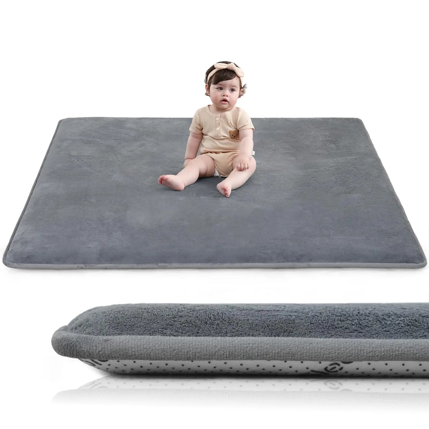PaPaMat Thick Non Slip Living Room Carpet Play Mat