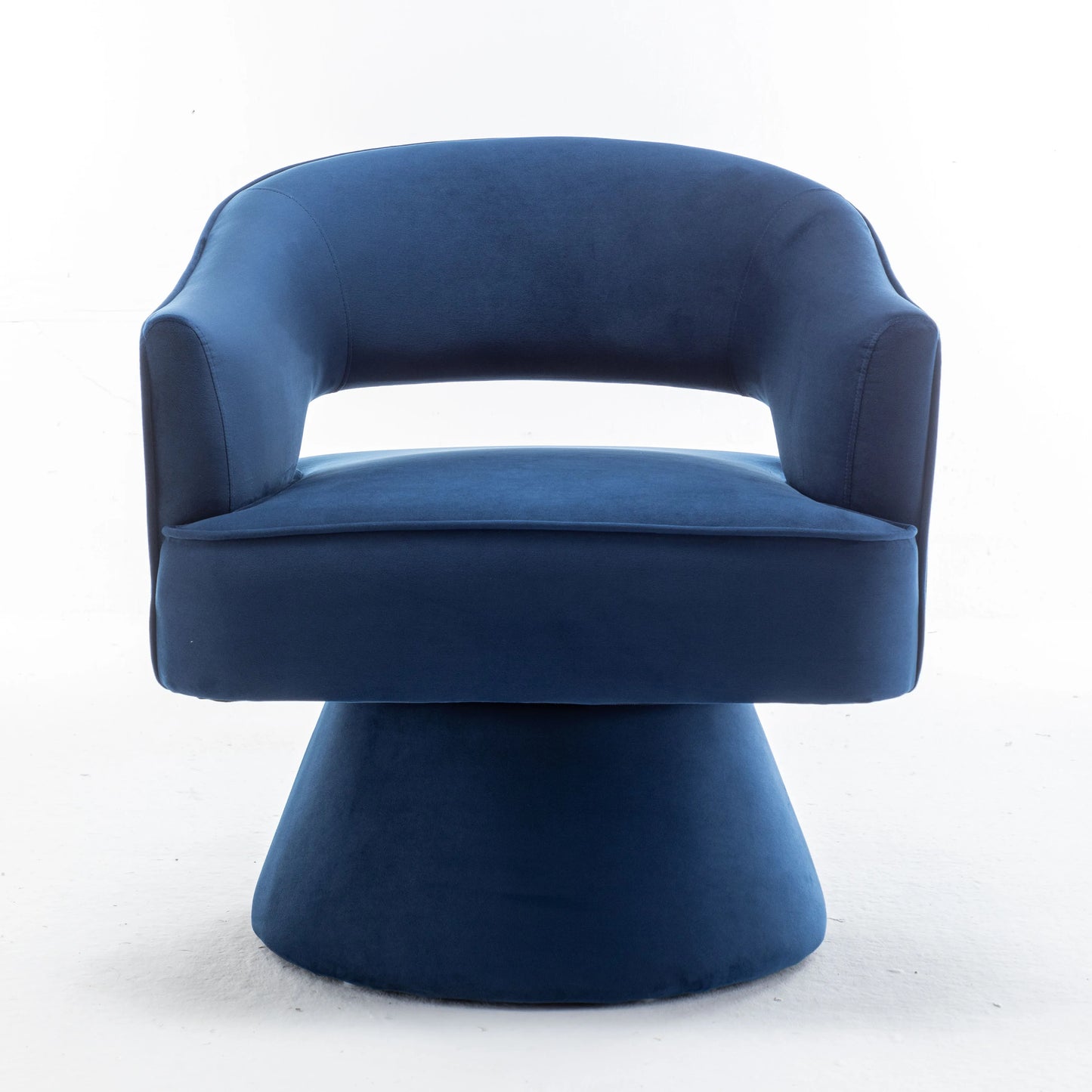 Seyner Modern Velvet Swivel Arm Chair For Living Room