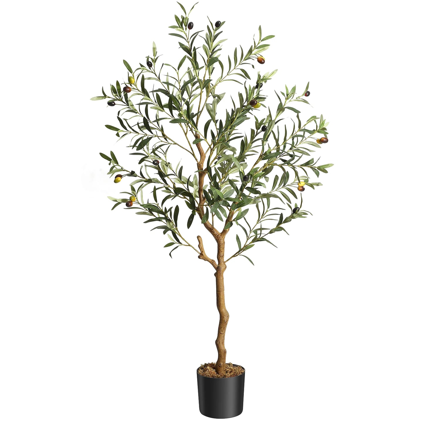 HiMISS Artificial Olive Tree Realistic Faux Indoor Plant in Pot