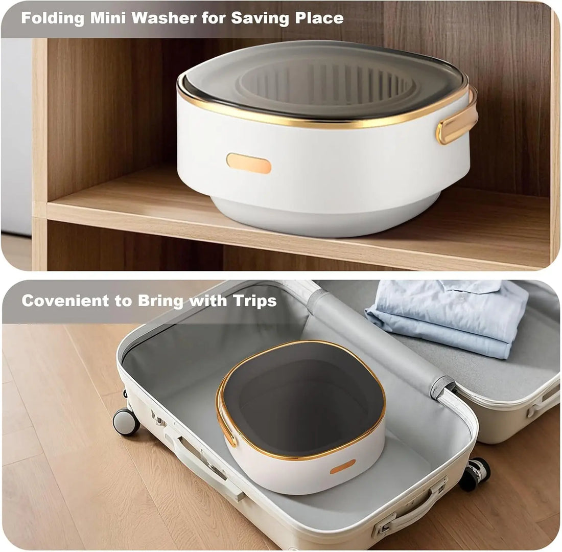 Acekool Portable Foldable Mini Washing Machine With Spin Dryer
