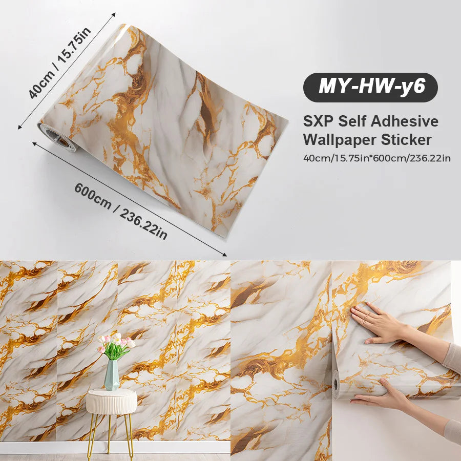 Self-Adhesive Marble Wall Sticker Peel And Stick For Indoor Use