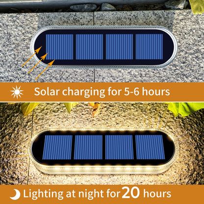 Waterproof Solar Deck Lights Automatic Garden Path IP68