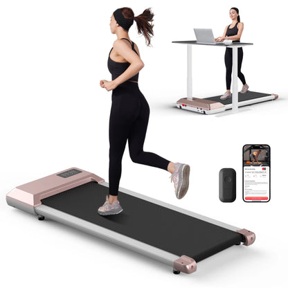 Superun 300lbs Capacity Treadmill 2.5HP 2in1 Walking Running Bluetooth LCD