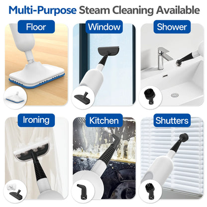 INSE Powerful Steam Mop For Hard Floors And Carpets