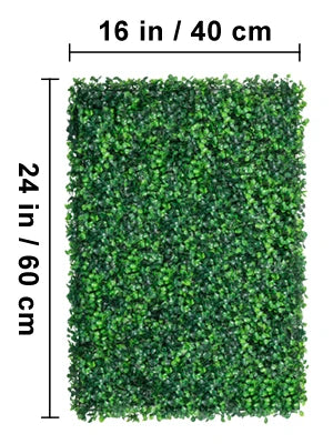 SucceBuy Artificial Boxwood Panel Hedge Wall Panels