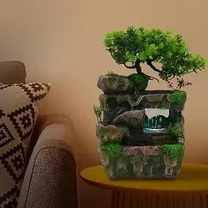 KONGKUNI Indoor Meditation Waterfall Fountain With Automatic Pump