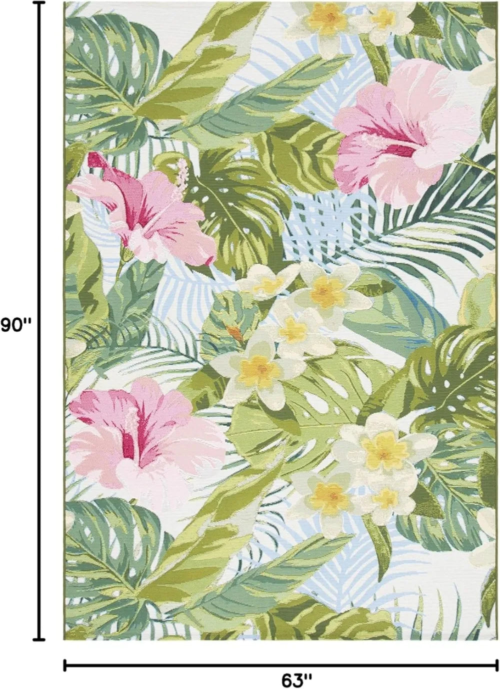 Non-Shedding Washable Outdoor Rug For Patio And Backyard
