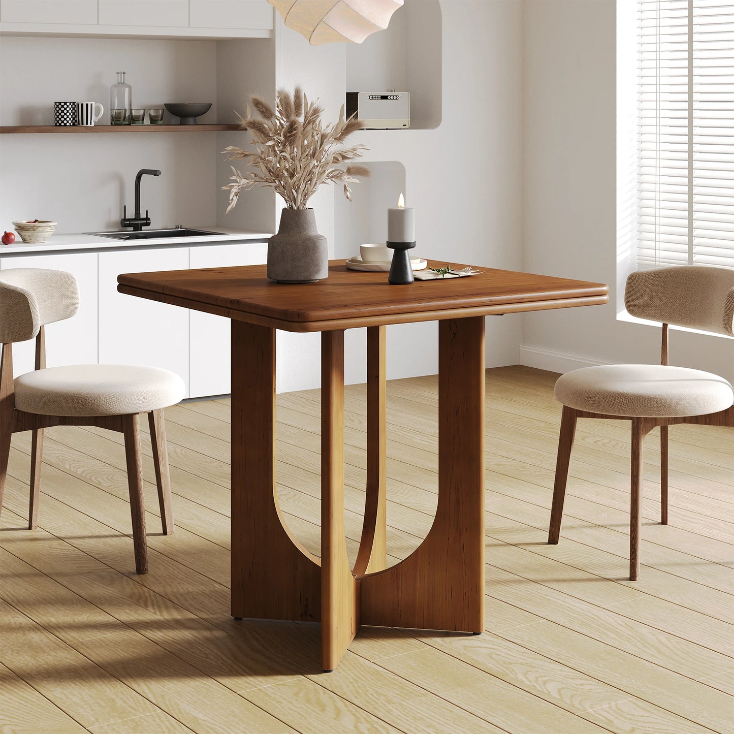 Tribesigns Square Dining Table For Two To Four People