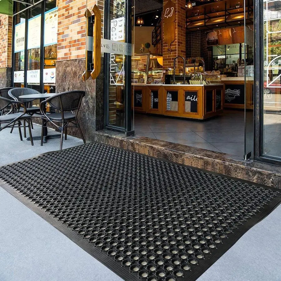 Outdoor Rubber Floor Mats Anti Slip For Restaurant And Kitchen