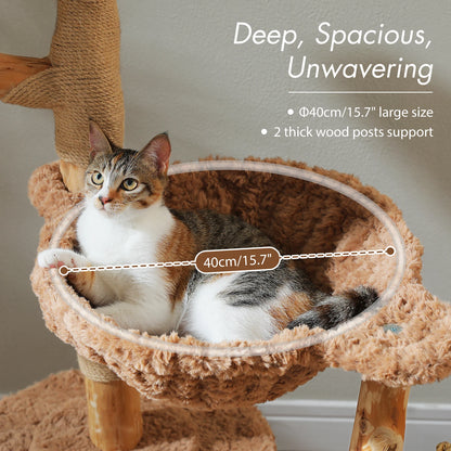 PAWZ Road Cat Tree Tower With Sisal Scratching Post
