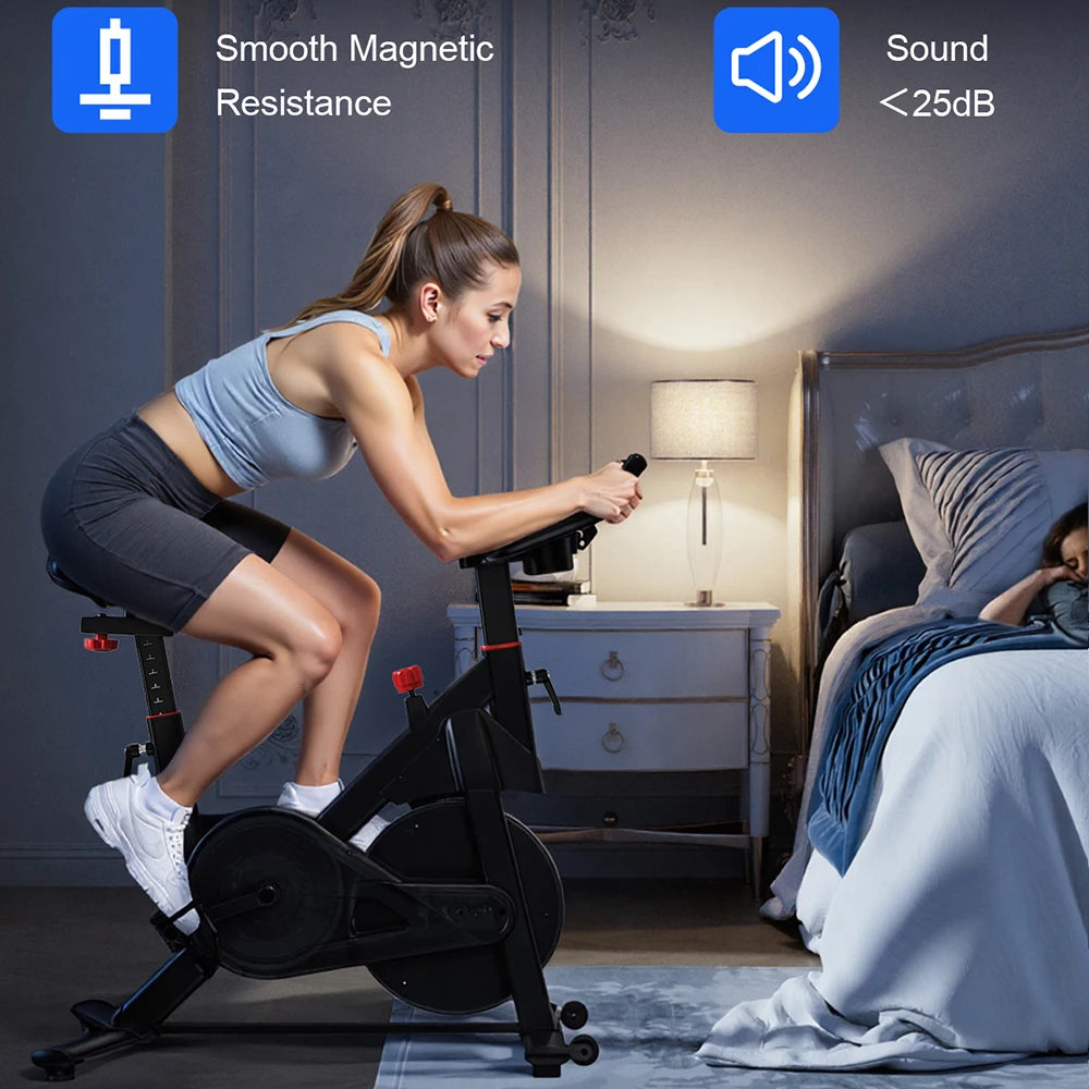 Superun 32 Level Magnetic Resistance Exercise Bike for Home