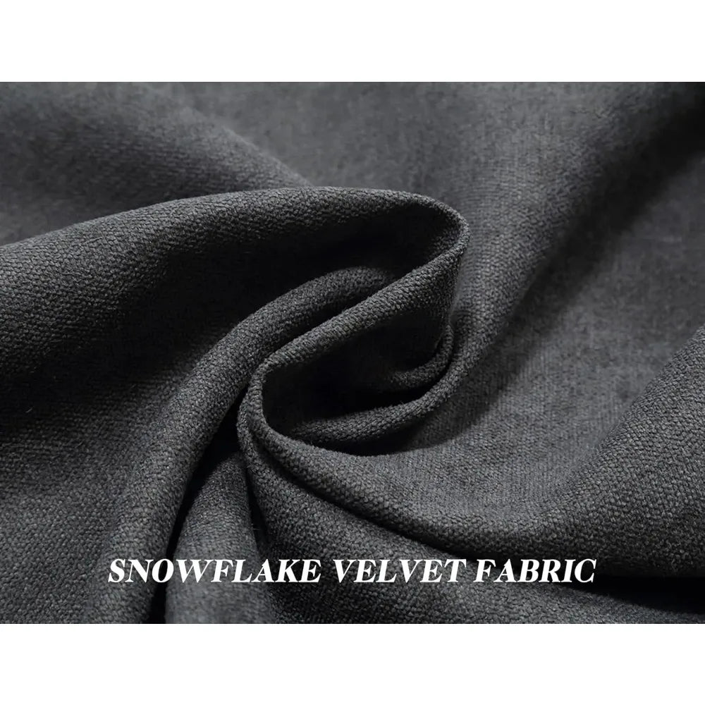 Compact Loveseat Velvet Fabric Sofa For Small Spaces