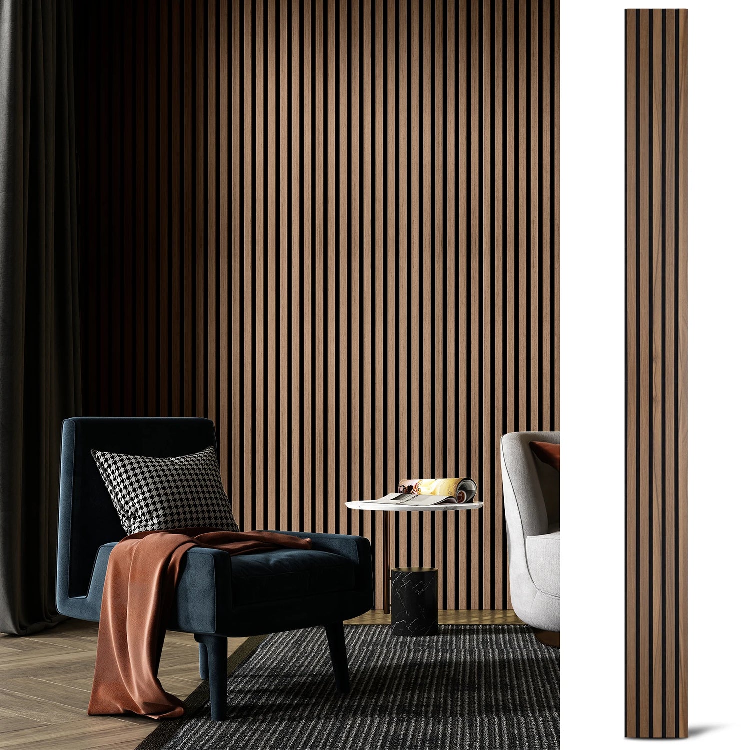Art3d Wood Slat Acoustic Panels For Modern Wall Decor Soundproof