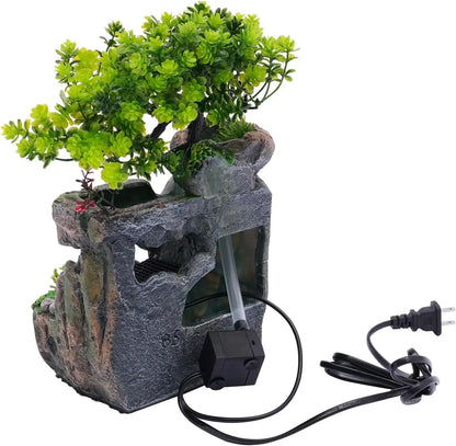 KONGKUNI Indoor Meditation Waterfall Fountain With Automatic Pump