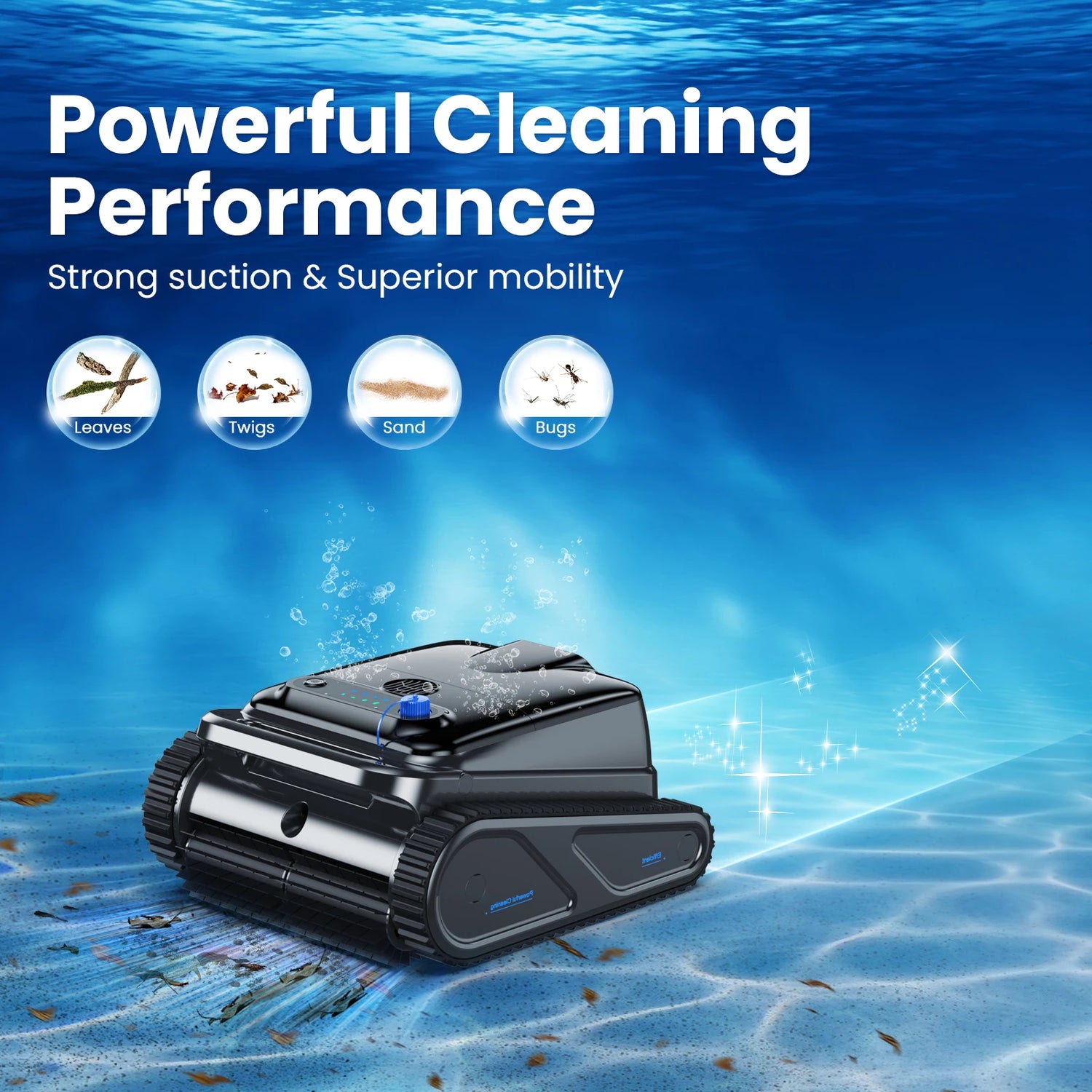 Vastorm Y50S Cordless Robotic Pool Cleaner Self Parking