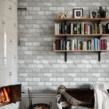 Peel And Stick Wallpaper Brick Pattern For Interior Walls