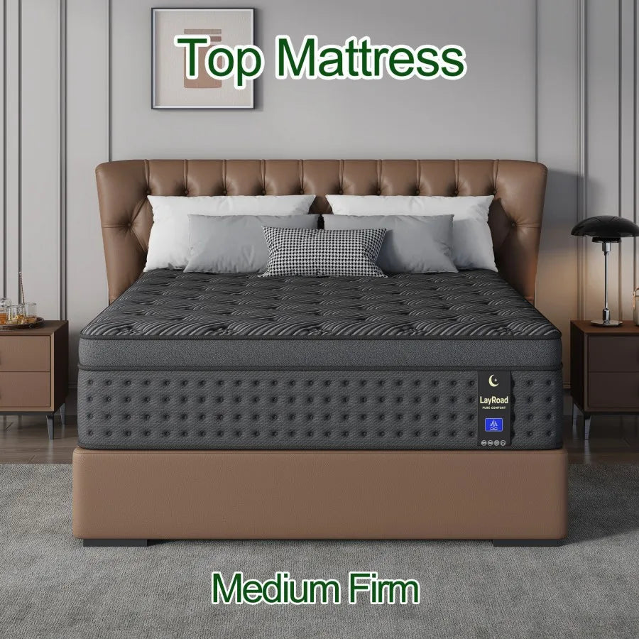 Memory Foam Spring Mattress With Gel And Pocket Springs