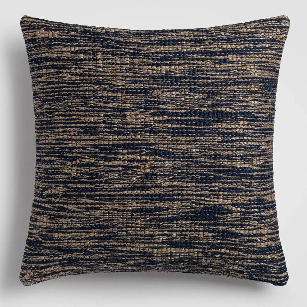 Handwoven Cotton Throw Pillow Textured Luxury Accent For Sofa