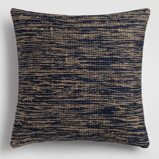 Handwoven Cotton Throw Pillow Textured Luxury Accent For Sofa