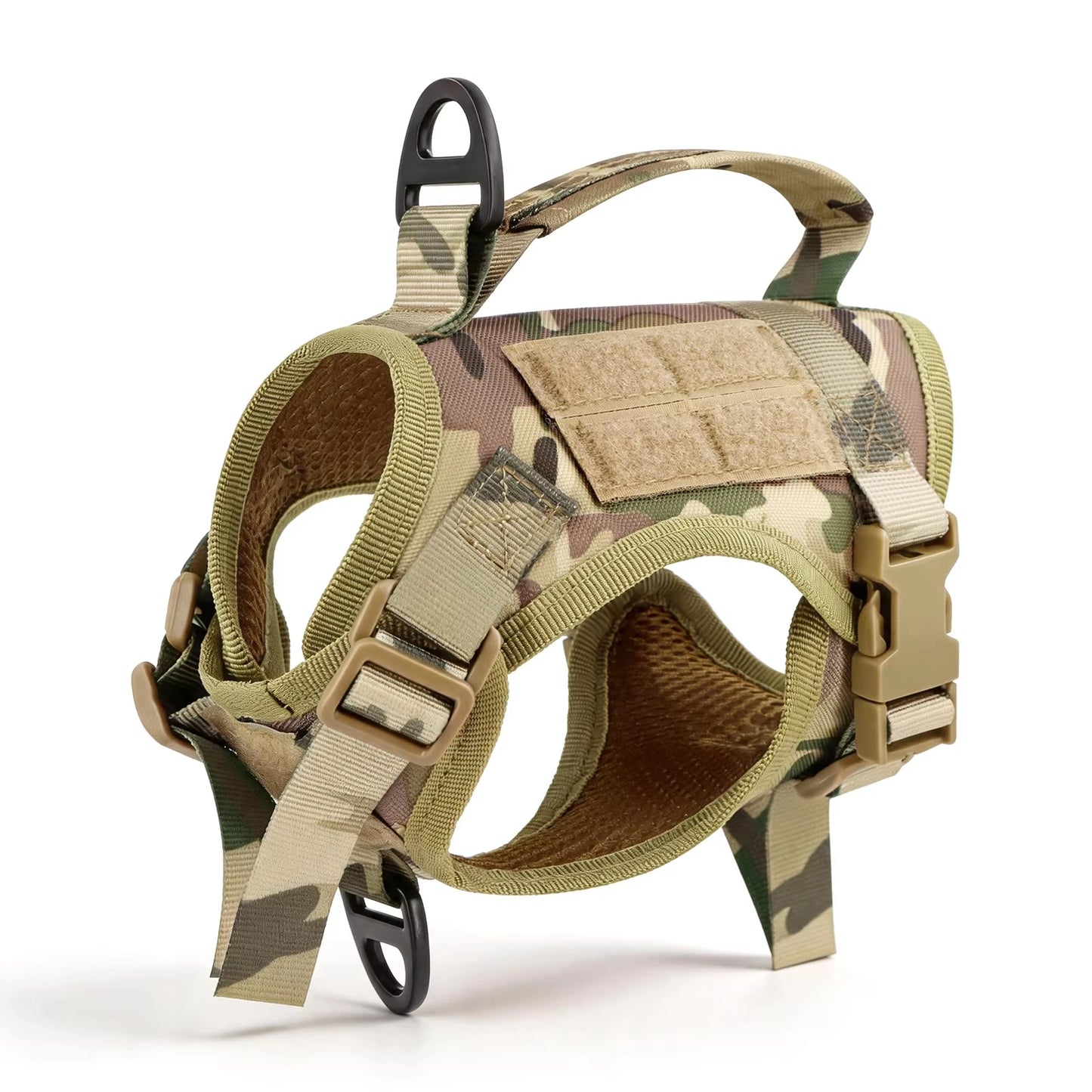 Tactical Cat Harness Adjustable And Leash Set Escape Proof Soft Mesh With Handle