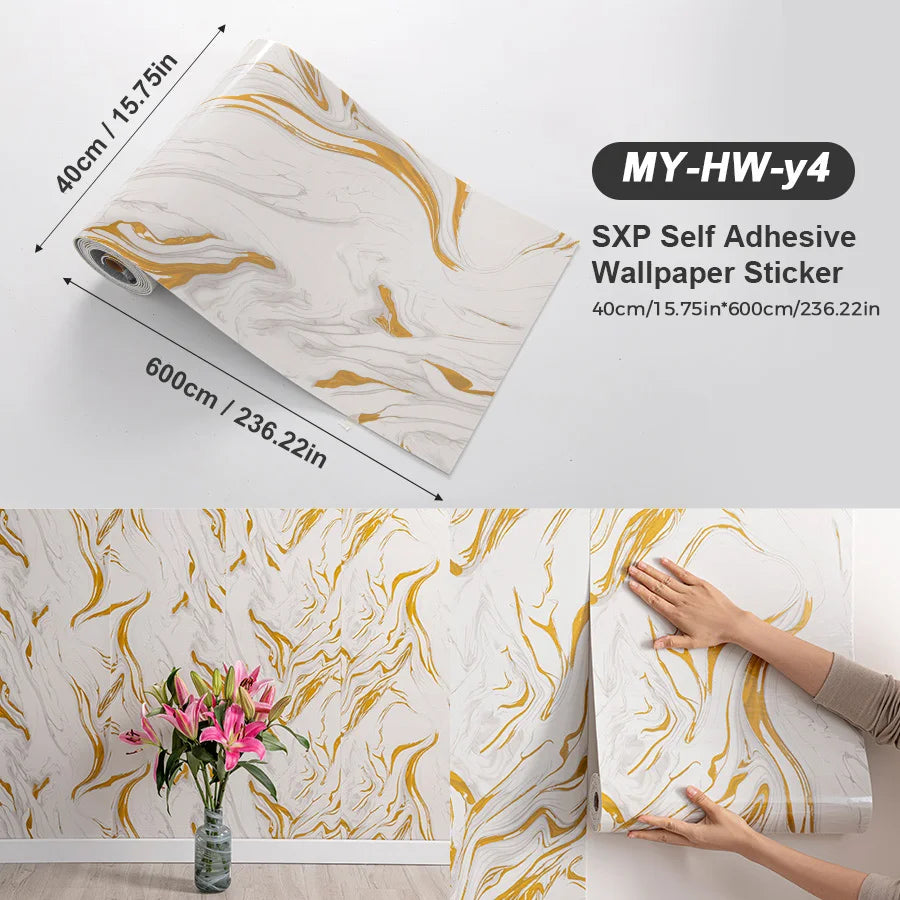 Self-Adhesive Marble Wall Sticker Peel And Stick For Indoor Use